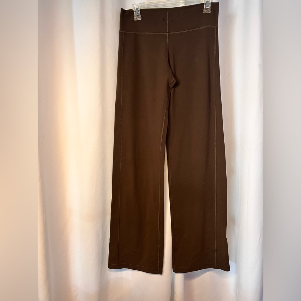 Lulu Lemon 🍋 long think Chocolate pants sz 10